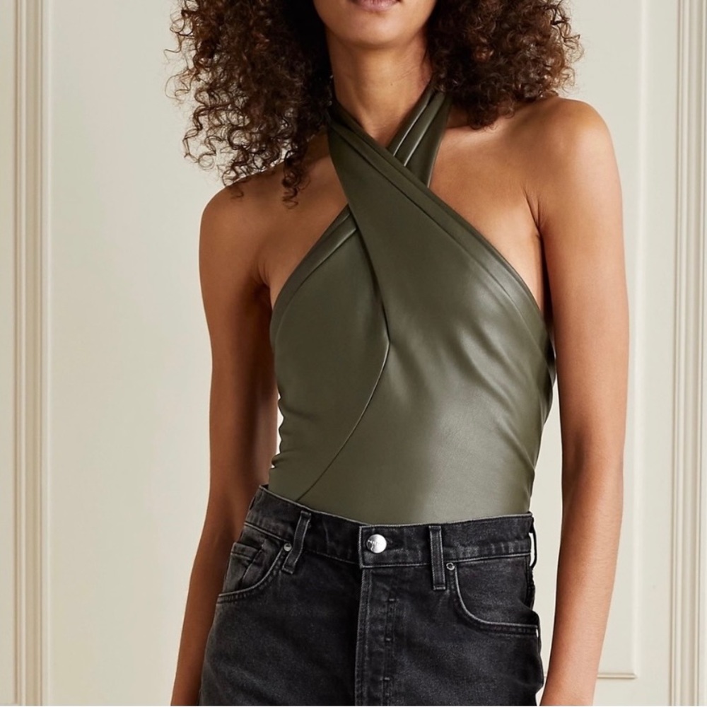 ALIX NYC GREEN BODYSUIT XS